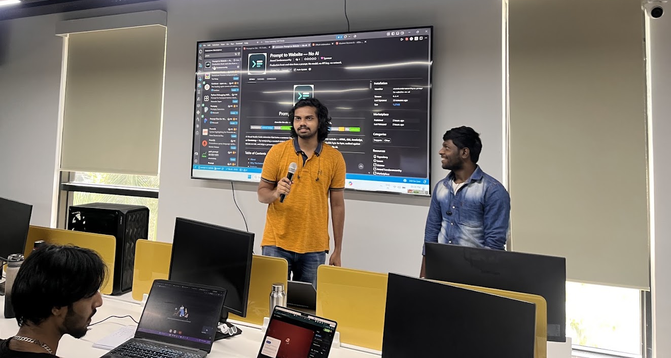 Prompt-to-Website by Melvin and Anand