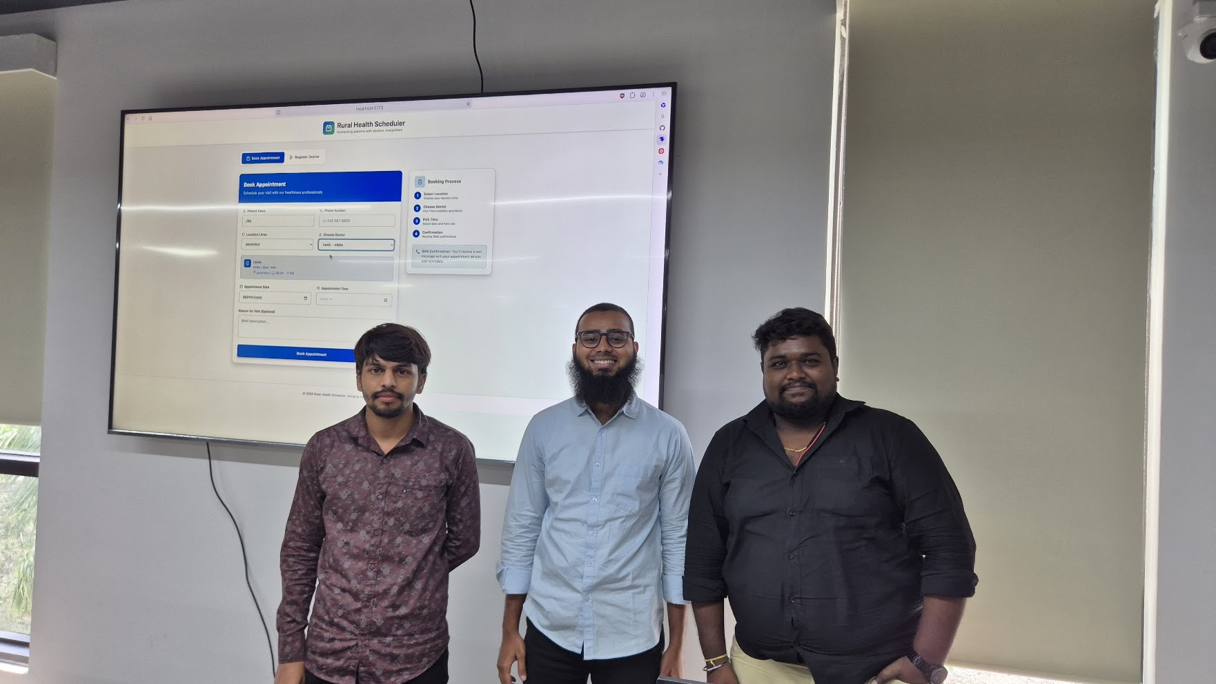 Rural Health Scheduler by Nasik, Sasi and Sandeep